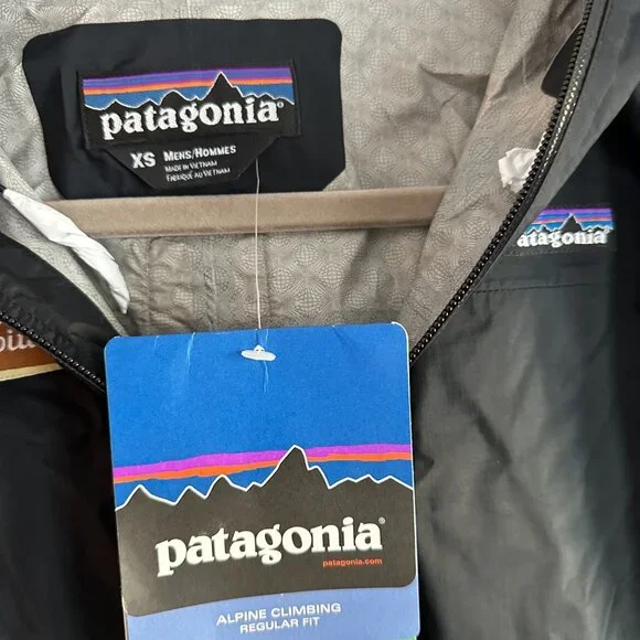 NWT Patagonia H2NO Rain Jacket, Small, Alpine Climbing, XS - Picture 5 of 10